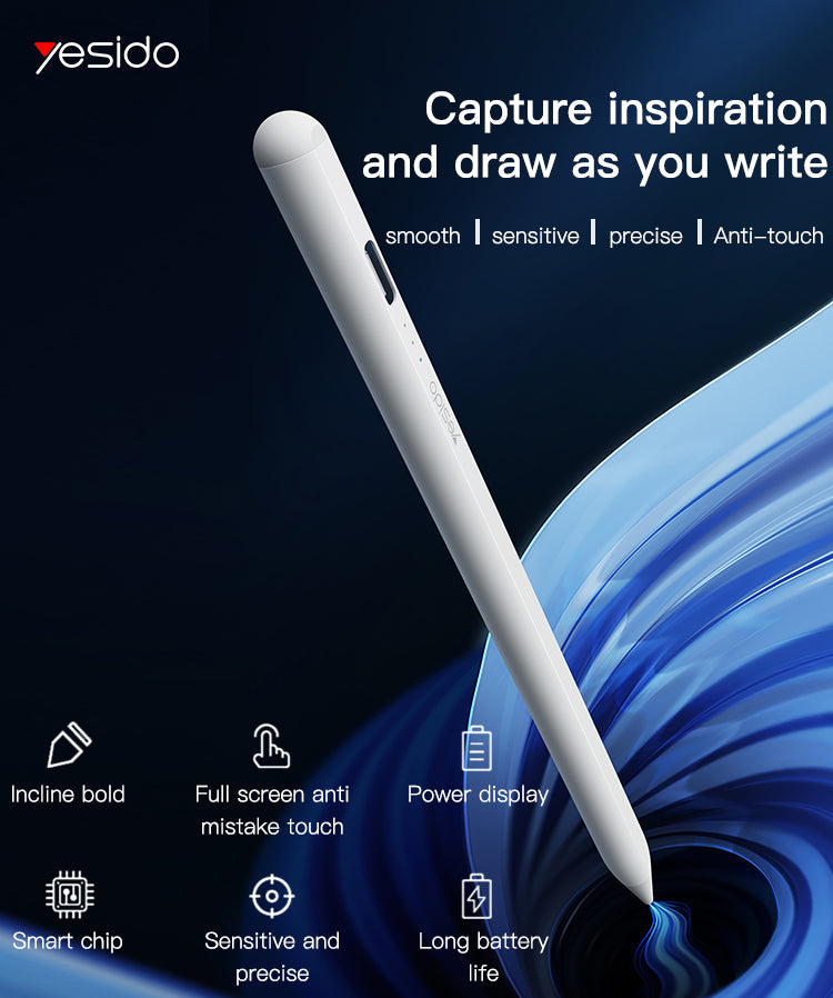 ST07 Yesido® Active stylus Pen for iPad using only Electrix Drive ST07