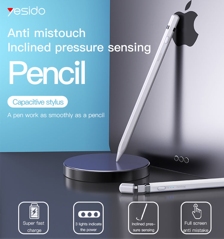 ST08 Yesido® Type-C Plug Active Stylus Pen for iPad using only Electrix Drive ST08