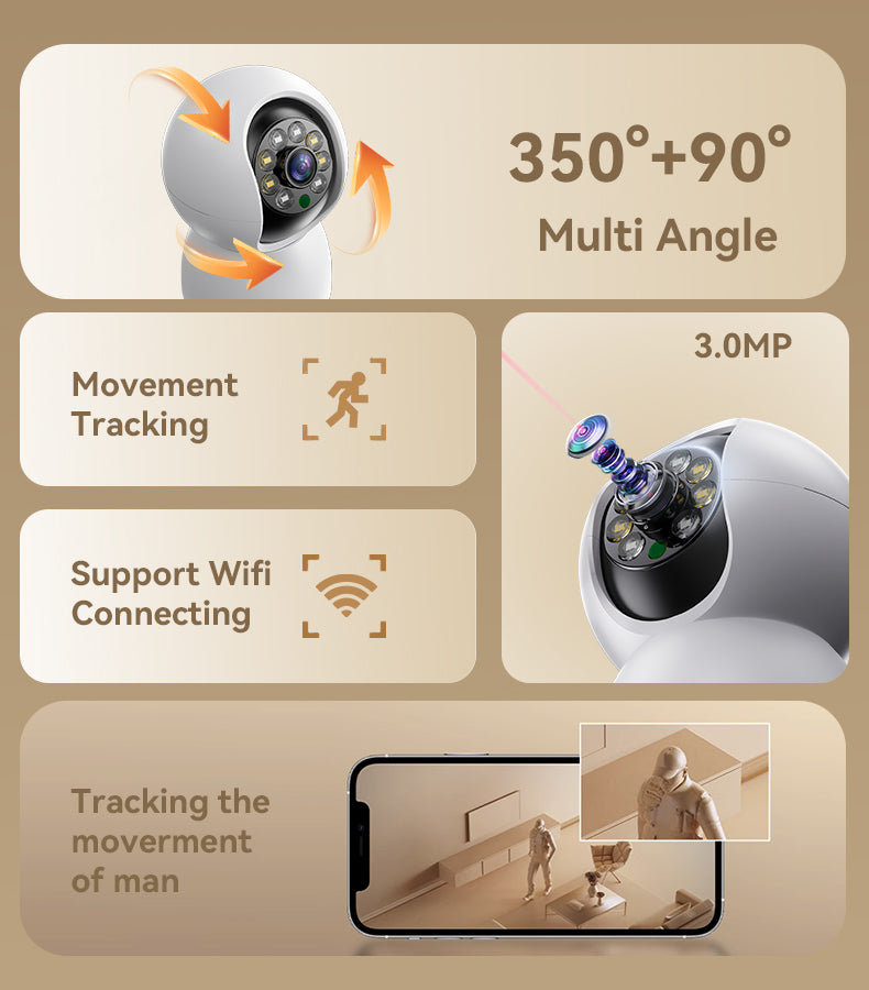 KM11 Yesido® Indoor Camera 2.4G 3MP Electrix Drive KM11