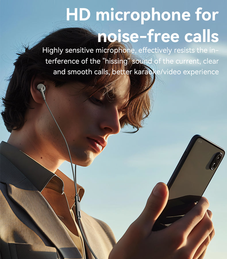 In ear type earphone wired wireless