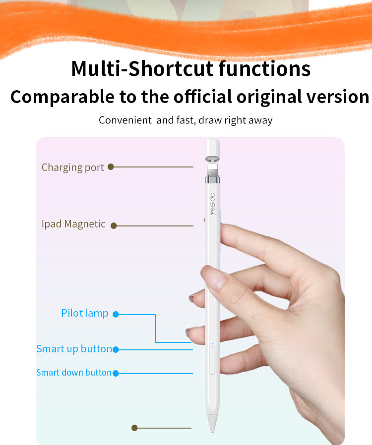 ST13 Yesido® Lightning Plug Active Stylus Pen Electrix Drive ST13