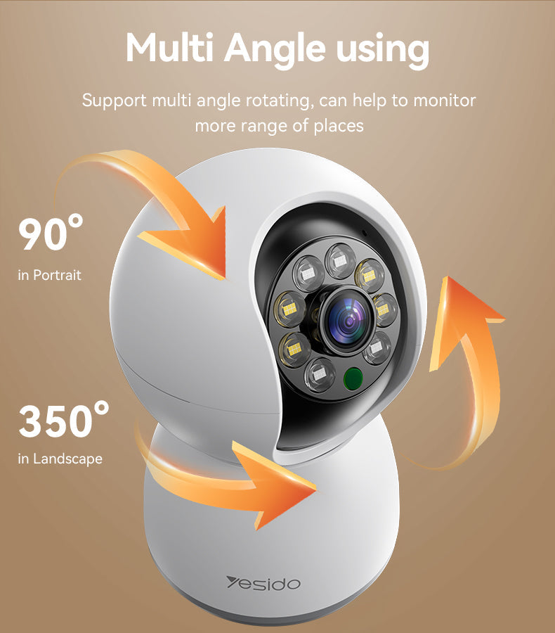 KM11 Yesido® Indoor Camera 2.4G 3MP Electrix Drive KM11