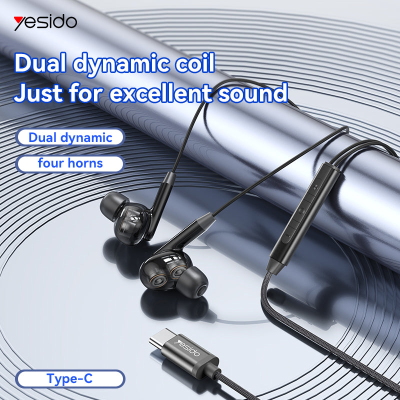 Yesido® Type C Earphones