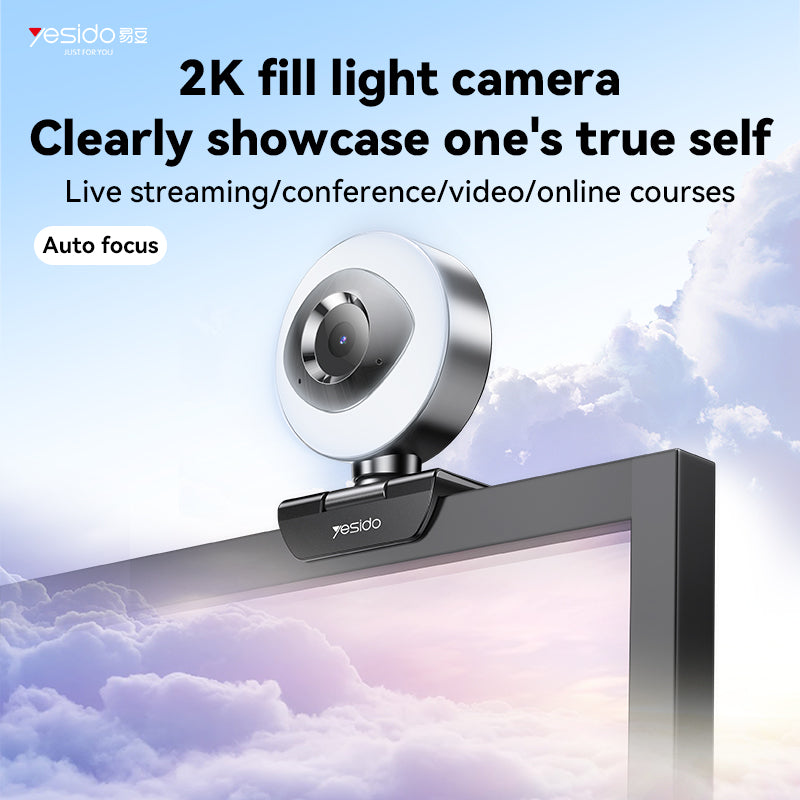 KM20 Yesido® 2K USB Webcam Electrix Drive KM20