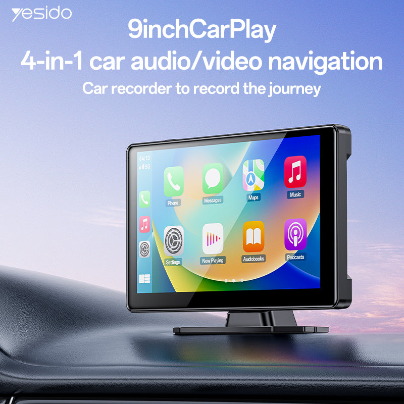 KM18 Yesido® 9-inch Carplay with dash cam Electrix Drive KM18