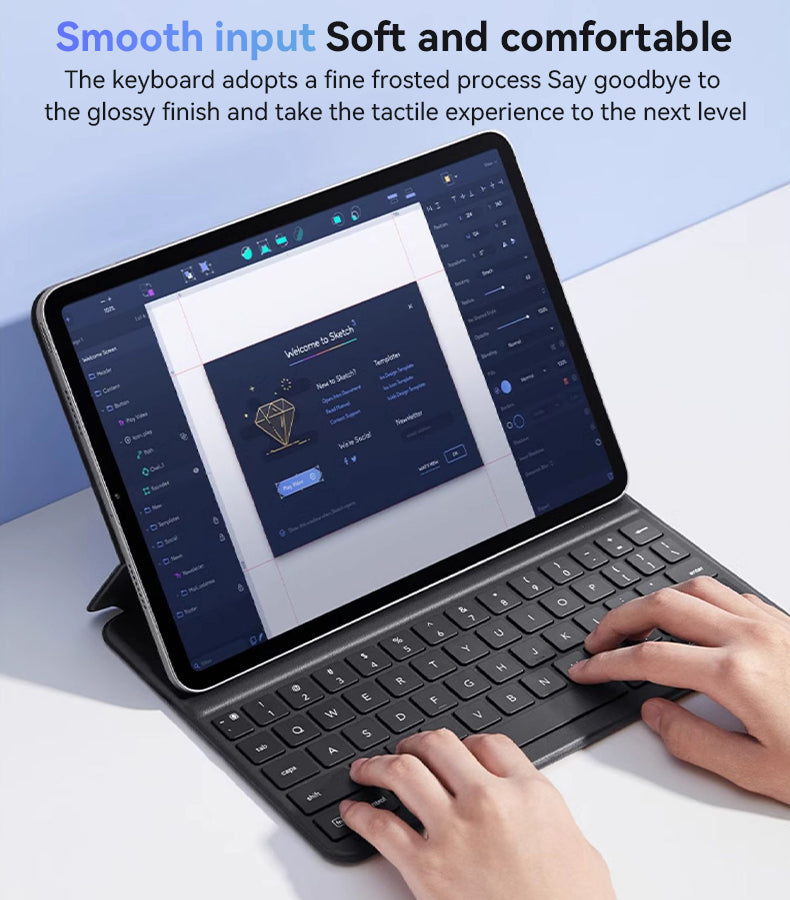 KB22/KB23 Yesido® Bluetooth IPad double-sided clip 10th generation/11" keyboard Electrix Drive KB22 23