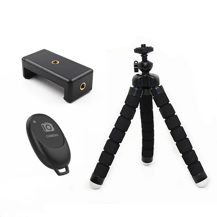 YX001 Phone Tripod Flexible Phone Tripod with Wireless Remote, Mini Tripod Stand for Camera GoPro/Mobile YX001