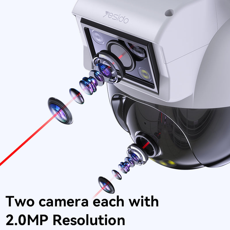 KM12 Yesido® Dual Camera 2.4G 4MP Electrix Drive KM12