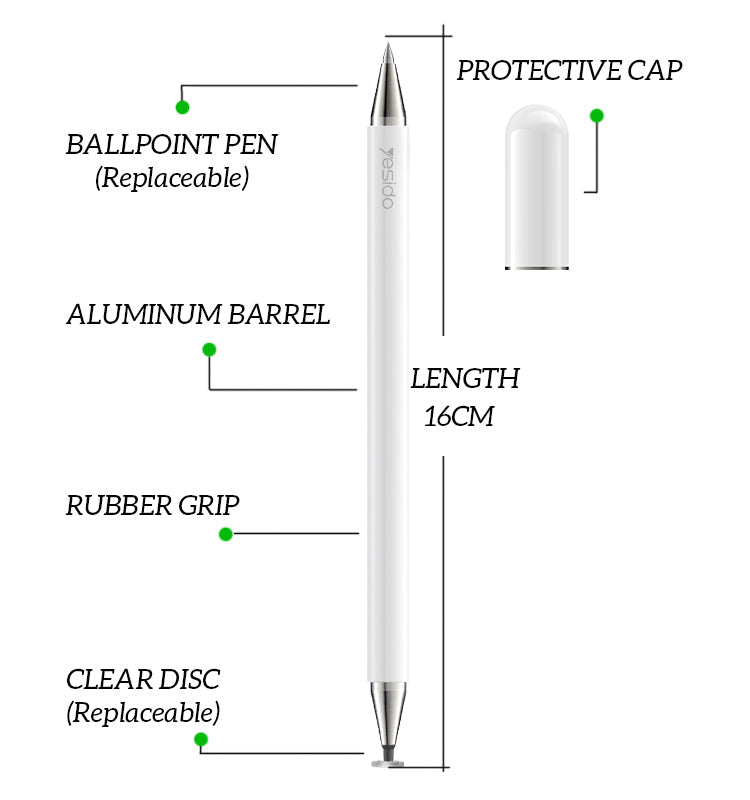 ST04 Yesido® Passive Stylus Pen Electrix Drive ST04