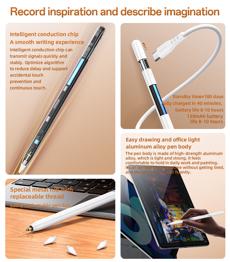 ST16 Yesido® Tablet capacitive pen for iPad Electrix Drive ST16