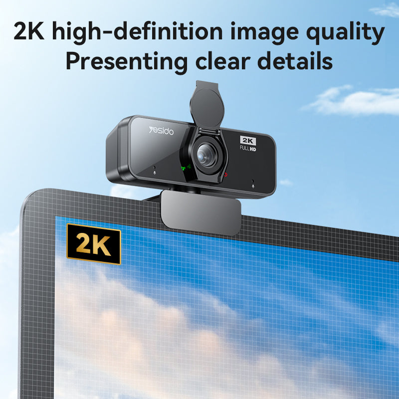 KM13 Yesido® 200MP USB Webcam/KM14 400MP USB Webcam Electrix Drive KM13 KM14