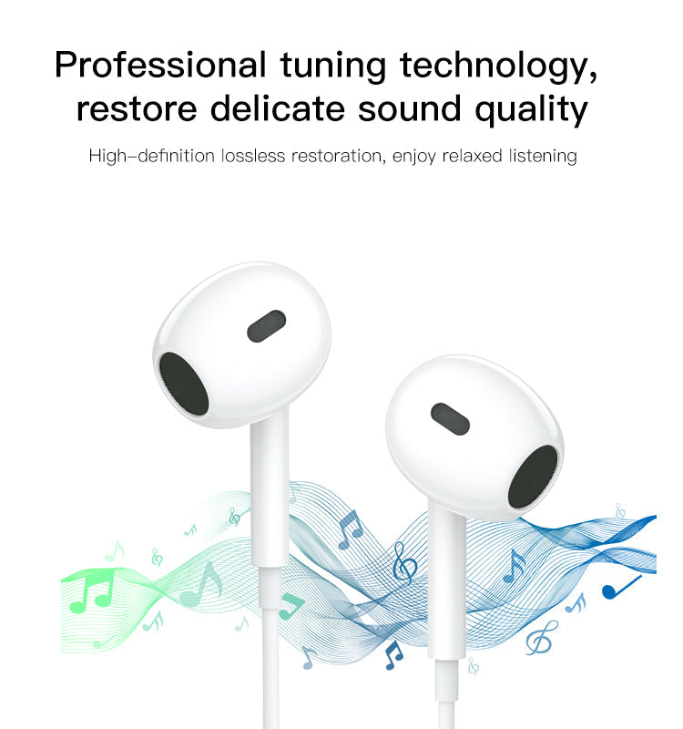YH38 Yesido® Type-C Plug Earphone Electrix Drive YH38