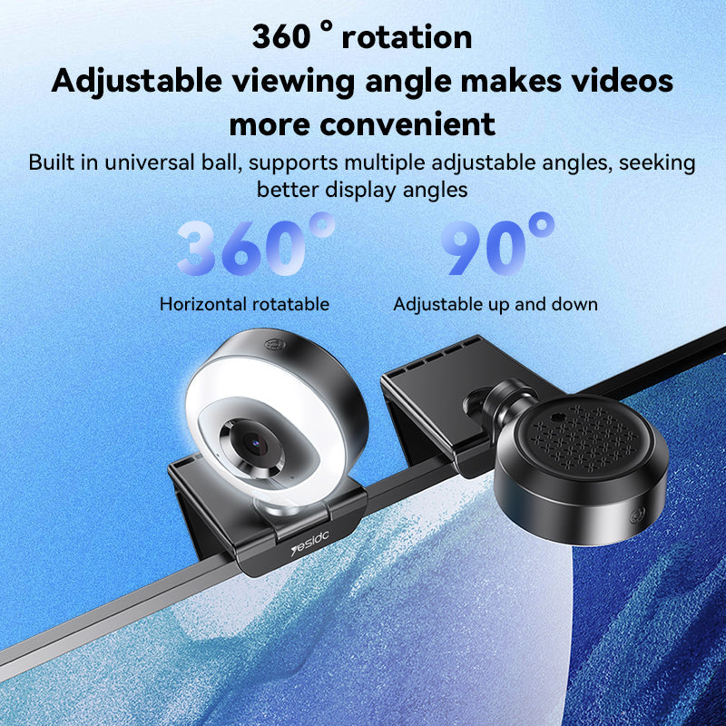 KM20 Yesido® 2K USB Webcam Electrix Drive KM20