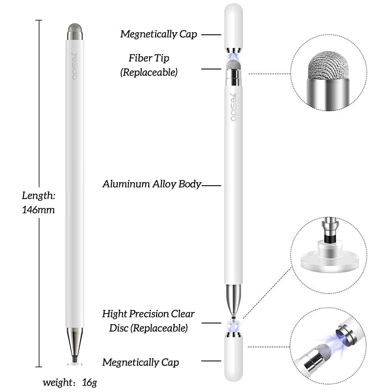 ST02 Yesido® Passive Stylus Pen Electrix Drive ST02