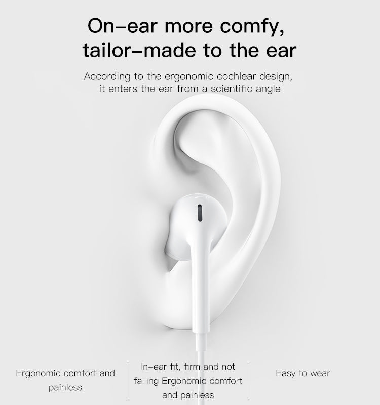 YH38 Yesido® Type-C Plug Earphone Electrix Drive YH38