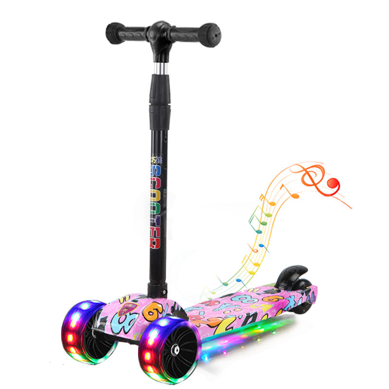 Kick scooter with music