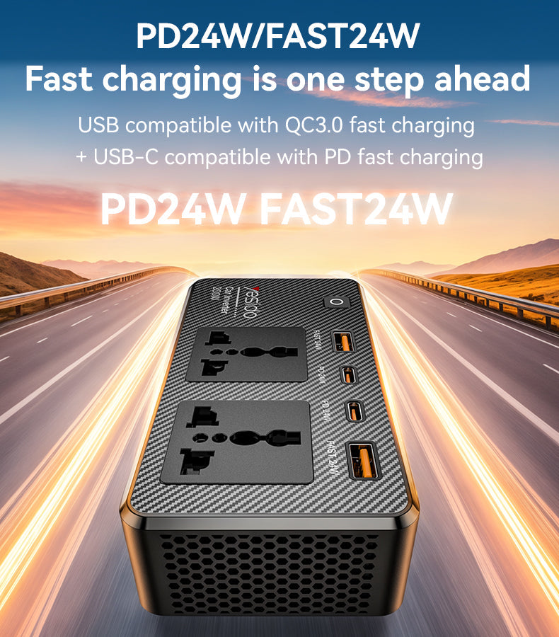 VC07 Yesido® Car inverter Electrix Drive VC07