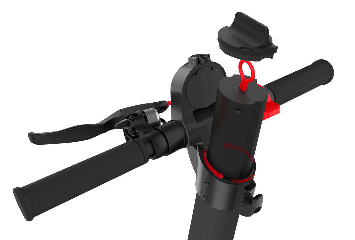 X7 E scooter handle