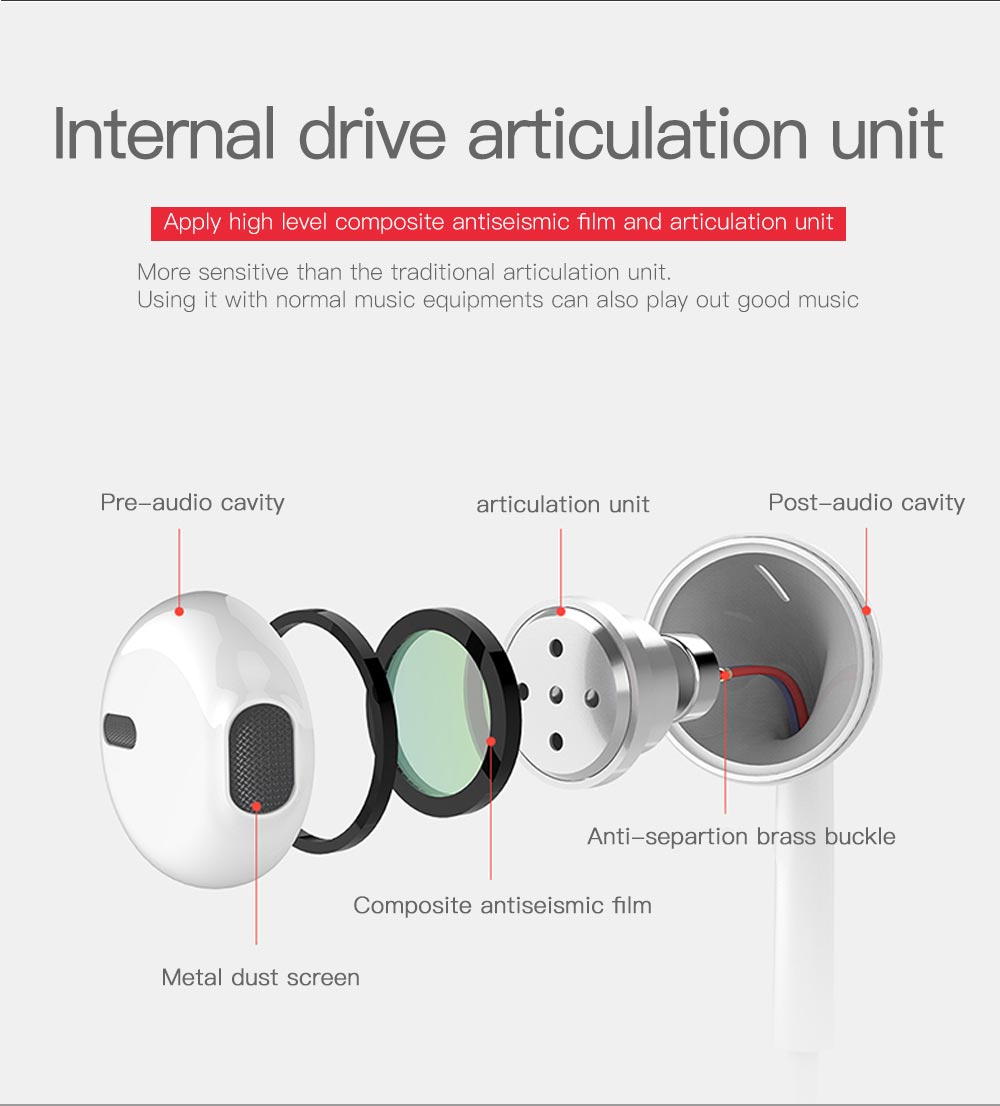 YH09 Yesido® Earphone,3.5mm plug earphone Electrix Drive YH09