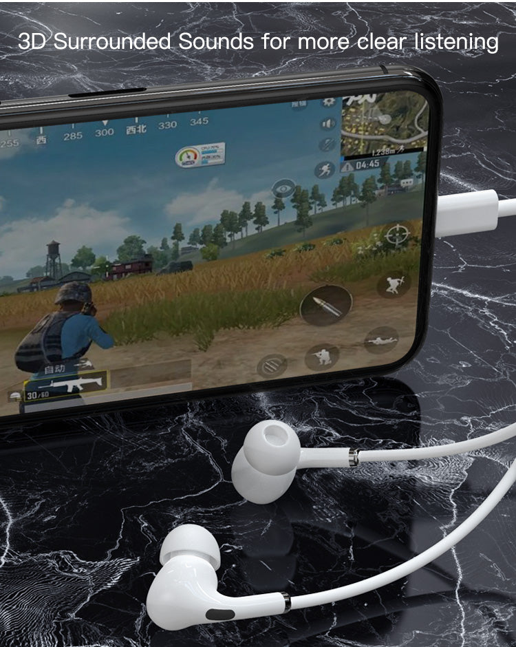 YH36 Yesido® Lightning port earphone (Original Chips) can directly use Electrix Drive YH36