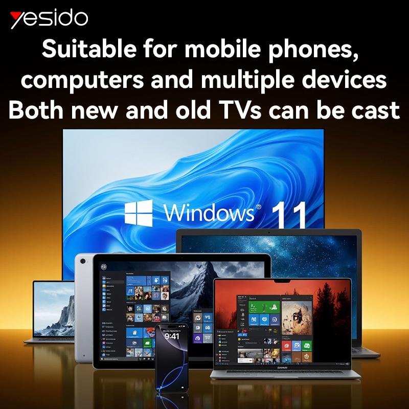 TV15 Yesido® 2.4G&5G Wireless projector TV15